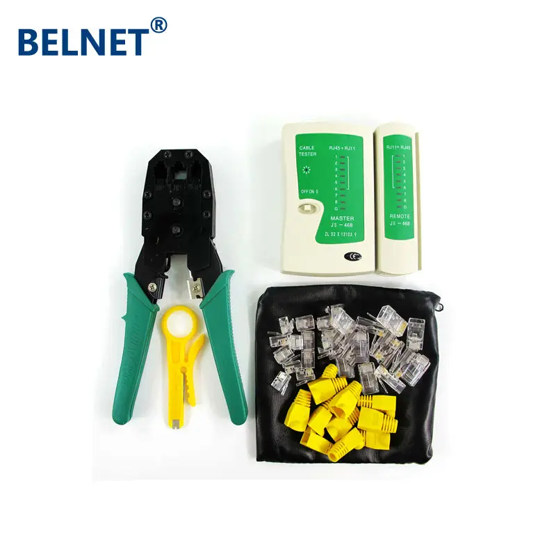 Portable Ethernet Network Tool Cable Tester Kit RJ45 Crimper Plug Crimping tool Set Punch Down RJ11 Cat5 Cat6 Wire Line Detector