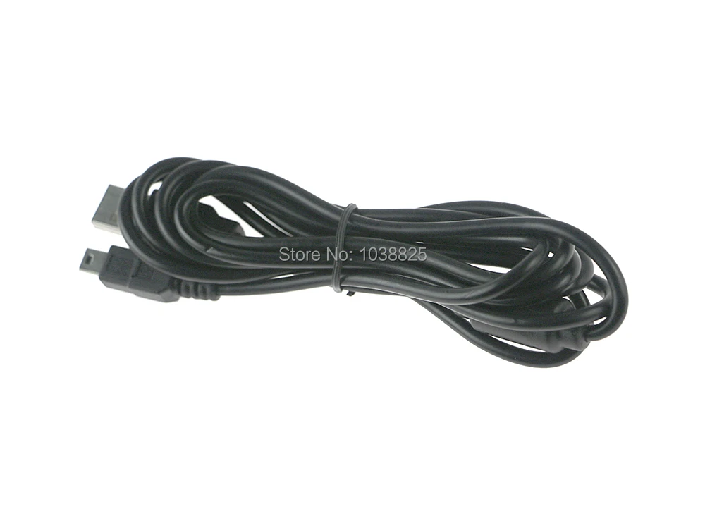 سلك شاحن طاقة USB ، 1 متر ، 1.8 متر و 3 متر ، كابل شحن لجهاز Playstation 3 ، ملحقات وحدة تحكم PS3 ، أسود