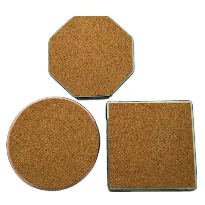 Marble Grain Coasters Ceramics Cup Pad Coffee Tea Mat Round Black Drink Coasters Porcelain Cup Stand Place Mats 1pc