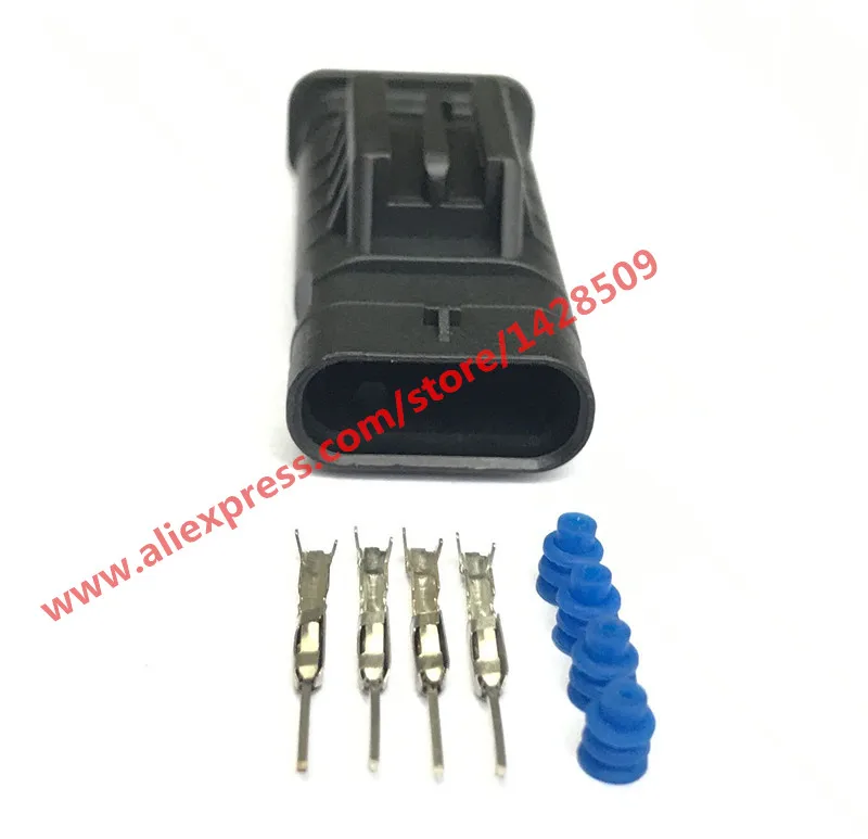 1 Set 4 Pin Male Waterproof Auto Connector Oxygen Sensor For Benz A 053 545 15 28 872  -617-541 872-617-541