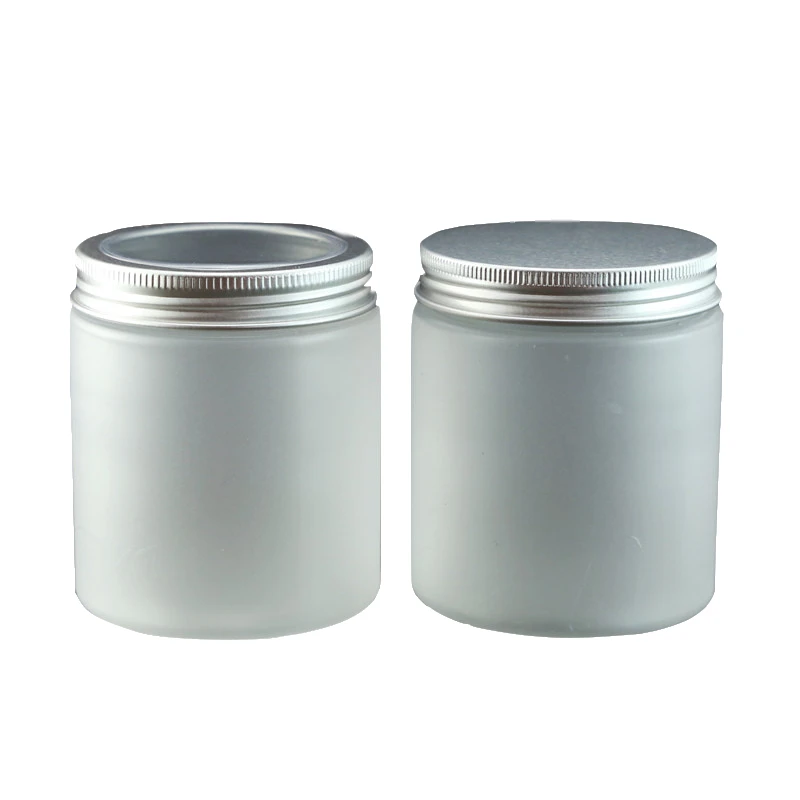 

30pcs/lot 8oz cosmetic jars wholesale see-through lid skin care products cosmetic package design 250g frost clear plastic jars