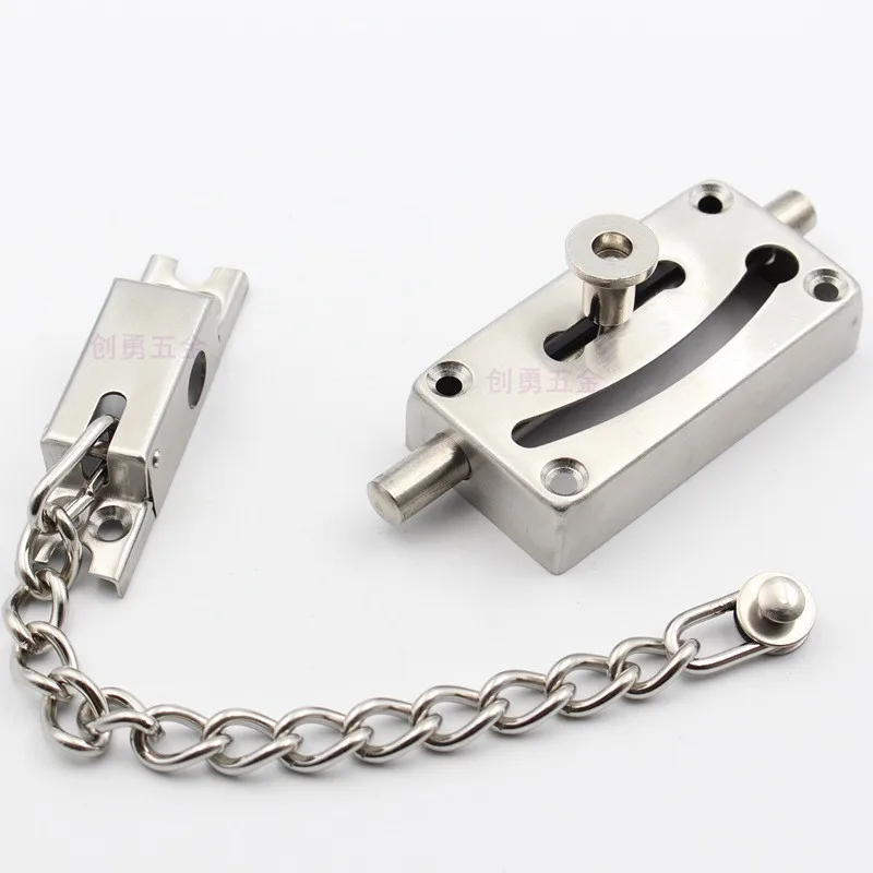 High Security,Stainless Steel Anti-Thief Door Chain Bolt/Latch/Lock,18cm Safety Chain Buckle,Protecting The Family