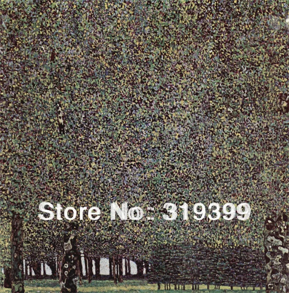 

Oil Painting reproduction on Linen Canvas,The Park by Gustav Klimt,Free fast ship,Handmade,Museum Quality