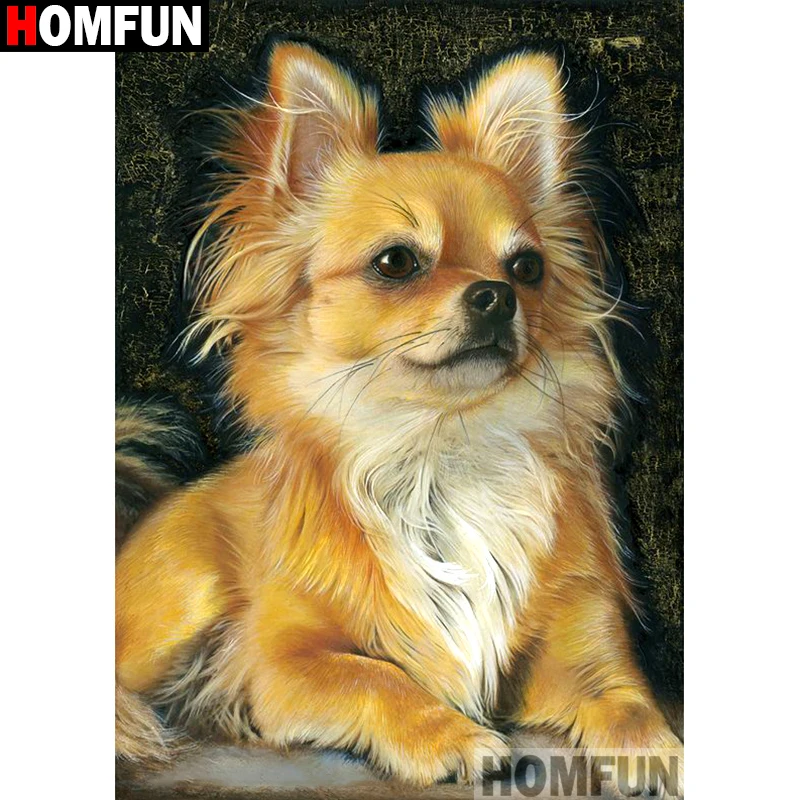 HOMFUN Full Diamond Embroidery Diy 5D Diamond Painting Cross Stitch 