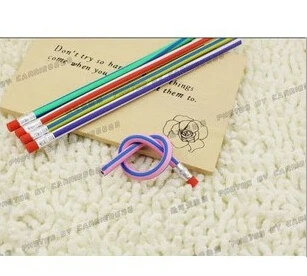 Creative Stationery Stripe Soft Pencil Magic Pencils Can Be Bent Off Constantly