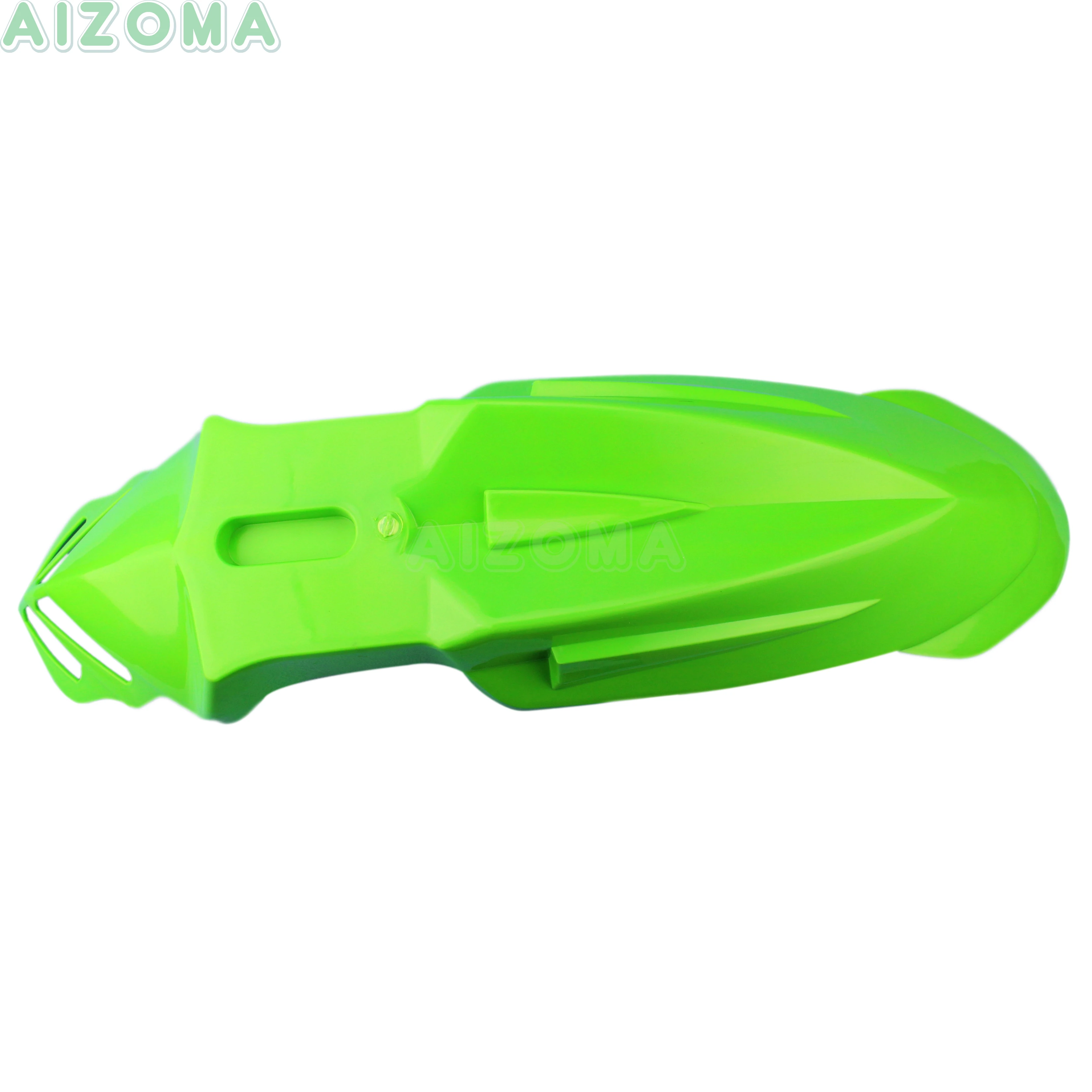 Green Supermoto Dirt Bike Front Fender Motocross Universal Mudguards for Kawasaki KX 65/85/100/250 KLX 125 250 450 400R