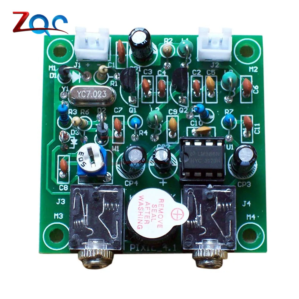 12V Power HAM RADIO 40M CW Shortwave QRP Pixie Transmitter Receiver Module 7.023MHz-7.026MHz For DIY Kit