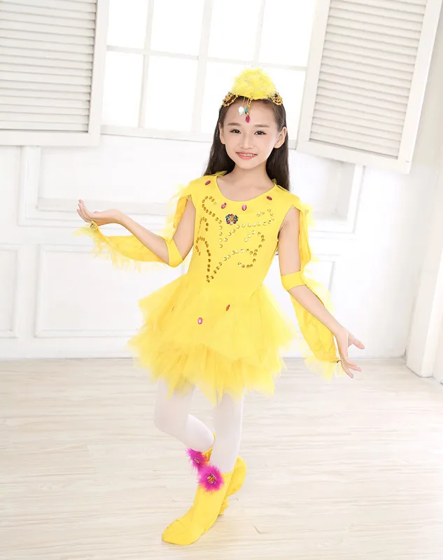 yellow chicken costume child animal party clothing children chicken costume chicken dance costume chicken dress for girls