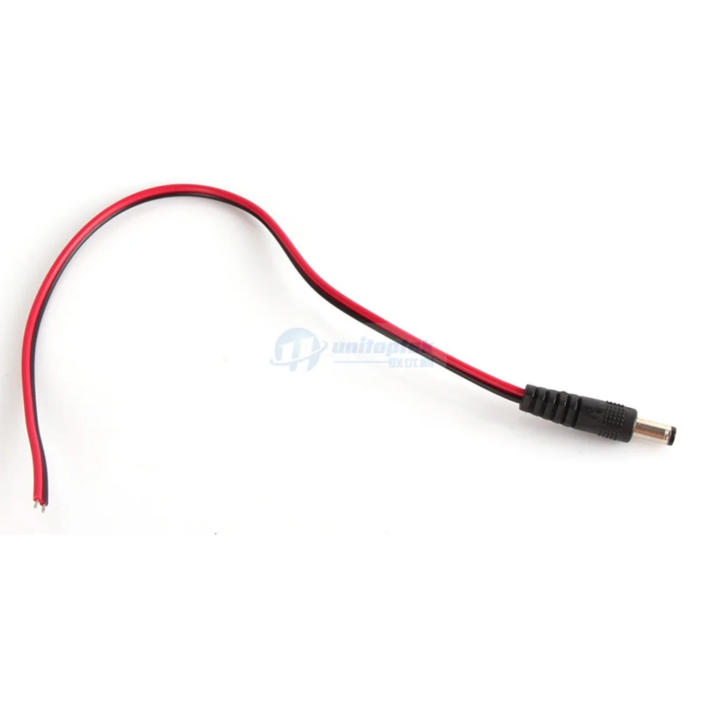 DC Power Connector Cable 12V Monitor Connector CCTV Security Camera Power Pigtail Male Cable