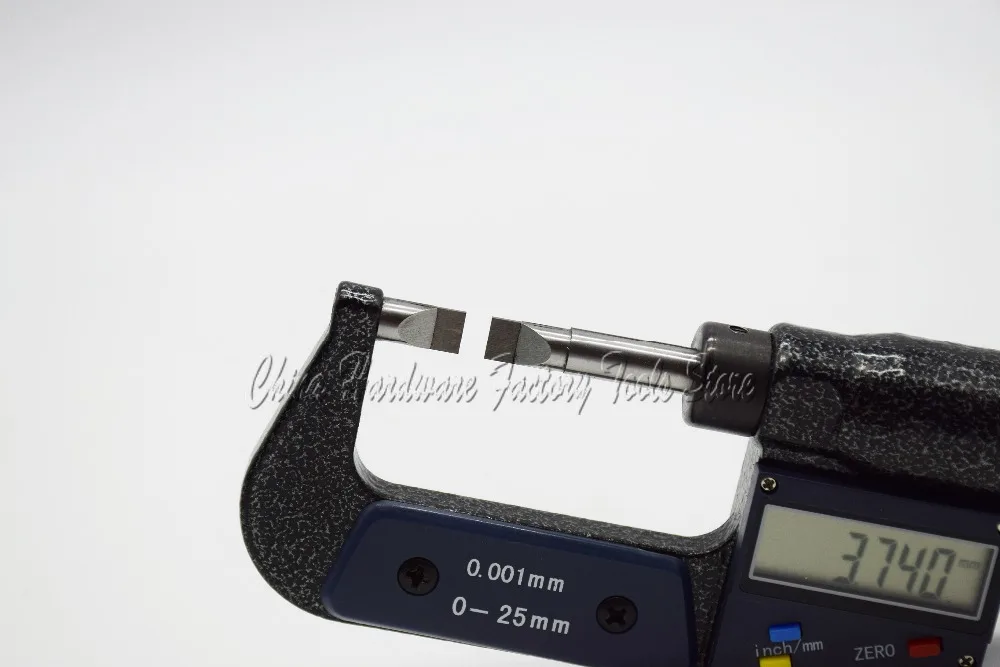 LAN&M 0-25 mm digital Blade Micrometer, blade 0.7mm digital micrometer Electronic blade micrometer