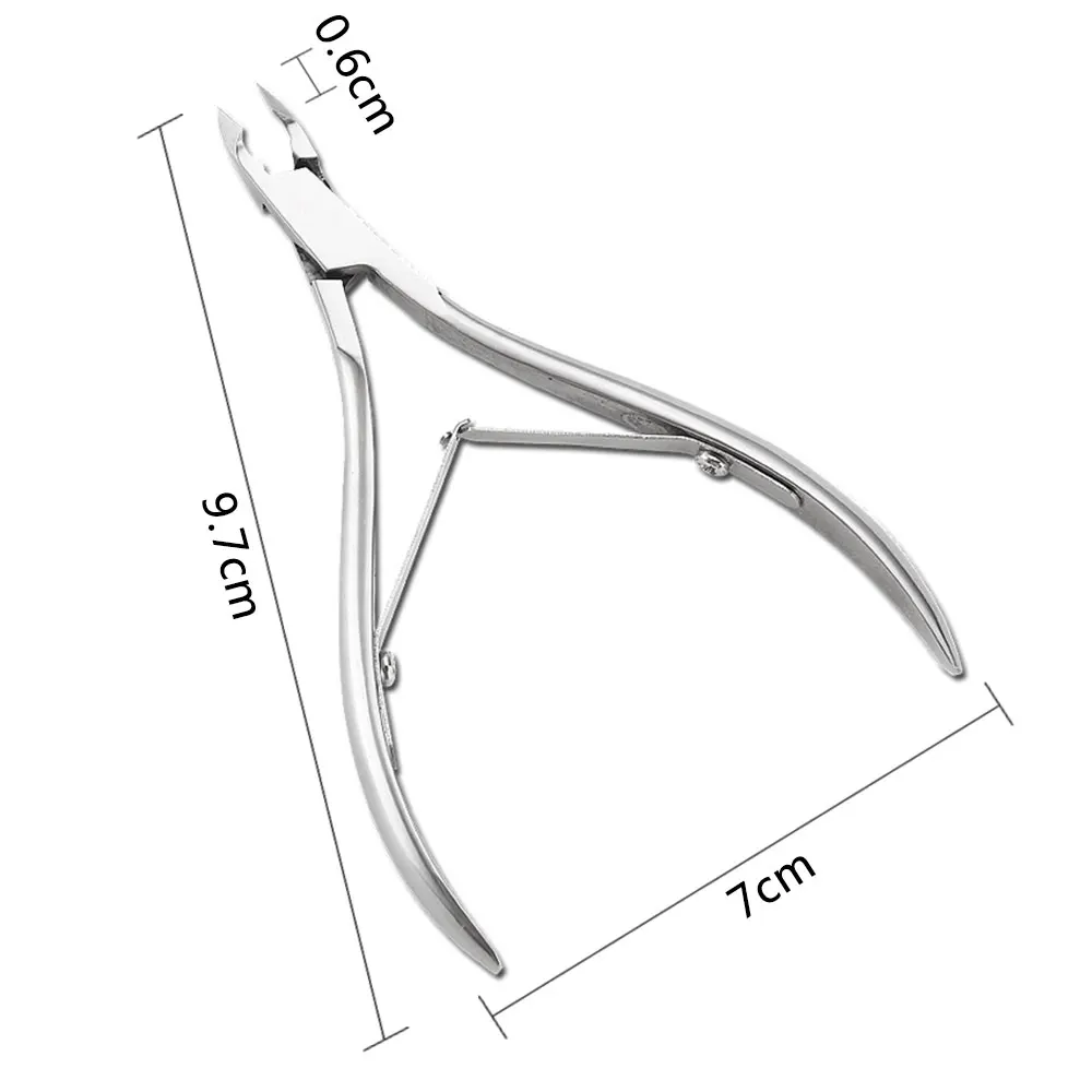 Dighealth nożyczki do skórek nożyce do cięcia martwe usuwanie skórek profesjonalne narzędzia do paznokci ze stalowymi ćwiekami Art Clipper