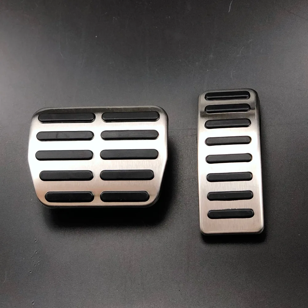 1 Set Stainless Steel Car Gas Brake Pedale Pedals for Audi A1 A2 A3 / S3 ( 8L ) 1995 - 2003 TT + Cabrio 8N Car Parts Accessories