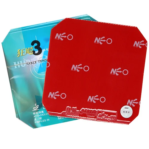 Imagen 2 del producto DHS Hurricane 3 neo tenis de mesa goma original pips-in Hurricane-3 neo DHS esponja de ping pong