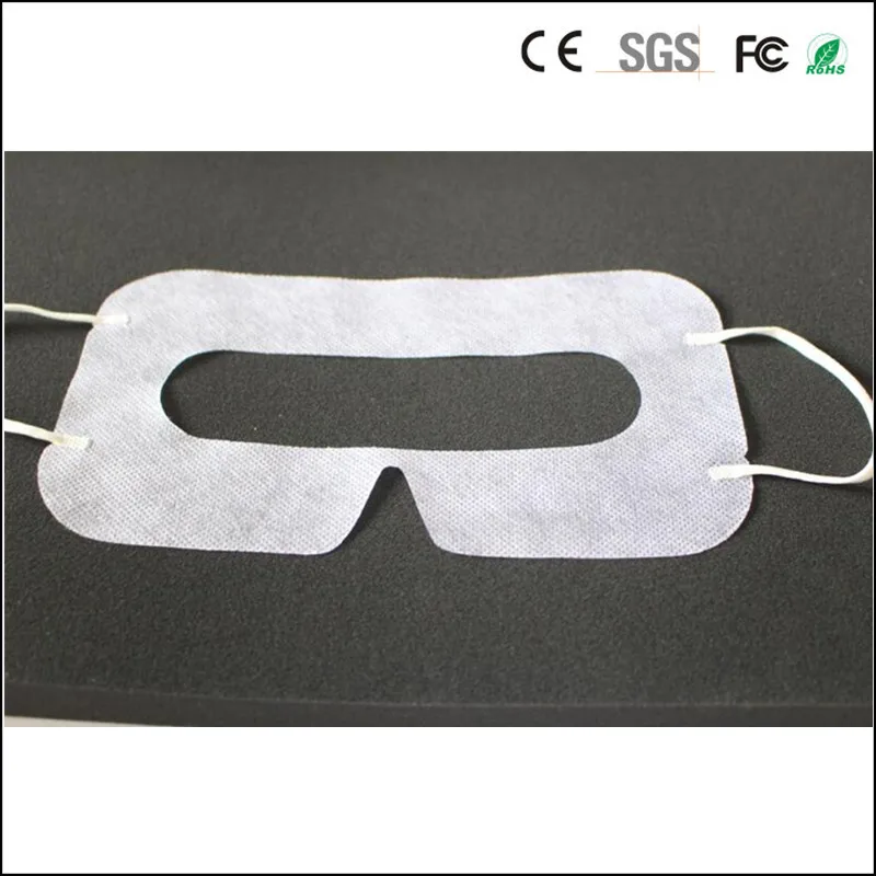 100pcs VR Mask Pads White Sanitary VR Face Coverrs Disposable Eye Cushions for HTC Vive 3D Virtual Reality Glasses