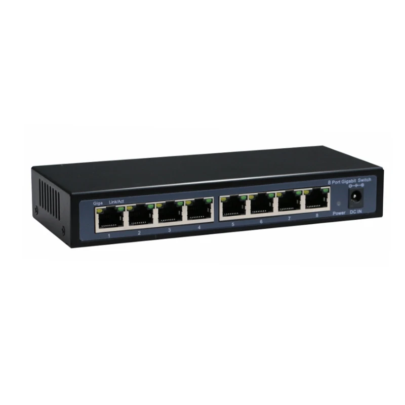 8 Port gigabit RJ 45 Switch industry grade   Gigabit switch