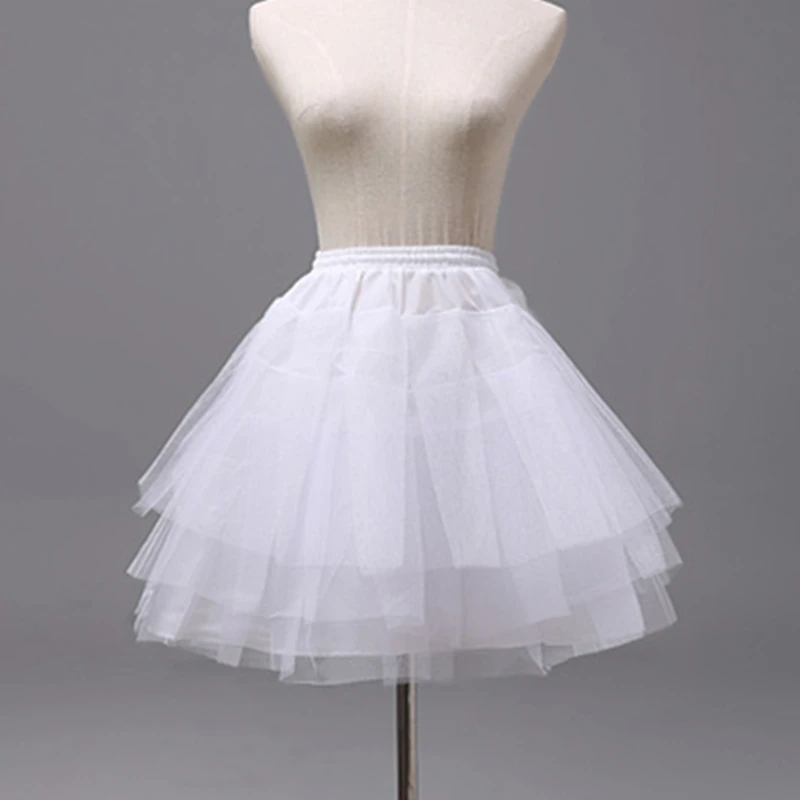 New Children Petticoats For Formal Flower Girl Dress Hoopless Short Crinoline Little Girls/Kids/Child Underskirt Jupe Slip