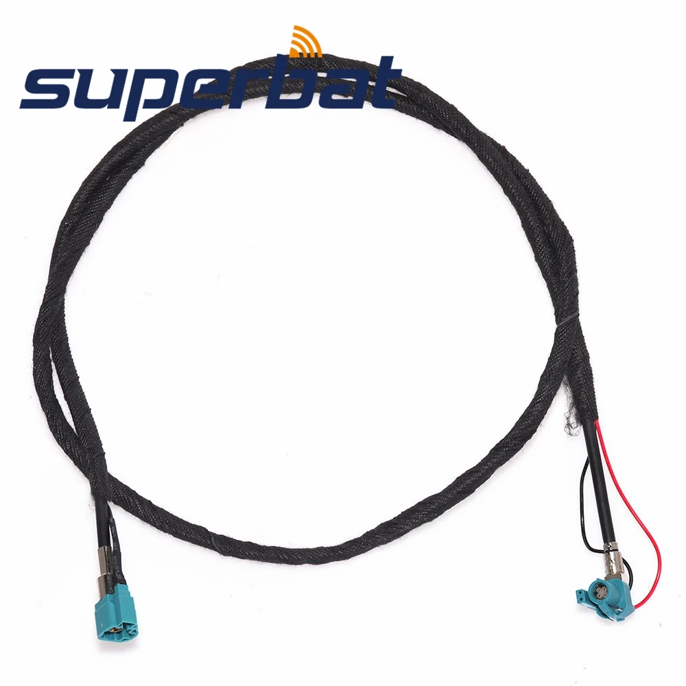 Superbat Fakra Z Code HSD Cable Assembly Right Angle Female to Z Code Straight Male 120cm