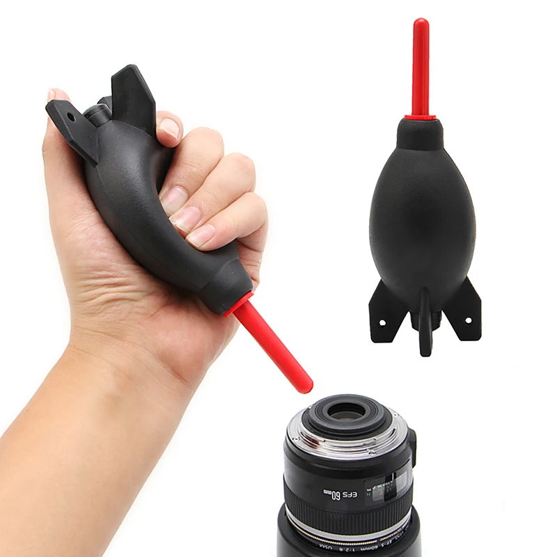 DSLR Camera Lens Rubber Air Dust Blower Pump Cleaner Rocket Duster Cleaning Tool