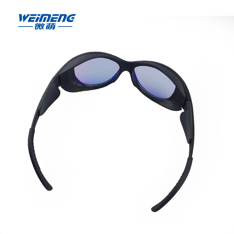 Weimeng 650nm Laser safety goggles eye protection 610-660nm Reflect red light black PC  frame OD+6 For Laser Machine