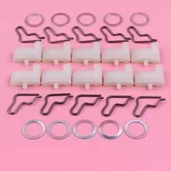 10 stücke starter pawl hund feder waschanlage kit für stihl fc55 fs38 fs45 fs46 fs55 bg55 bg85 bg65 ts400 hl45 trimmer teil
