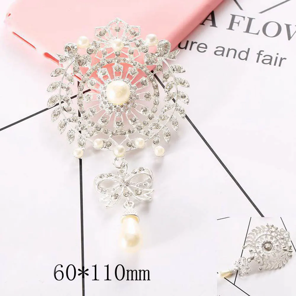 Broche à strass pour téléphone portable, 2 pièces/lot, accessoires de coque, matériaux de bricolage, faits à la main, bijoux, chaussures à nœuds de cheveux