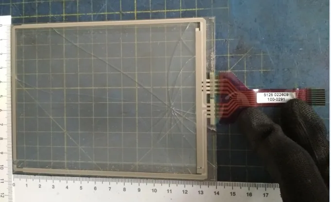 For GE FANUC Series 180i-WB touch glass touch pad