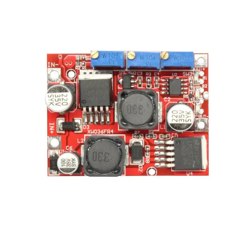 1PCS Solar Energy Automatic Buck Step Down Booster Step-up Current Voltage Power Supply Module LM2596 LM2577