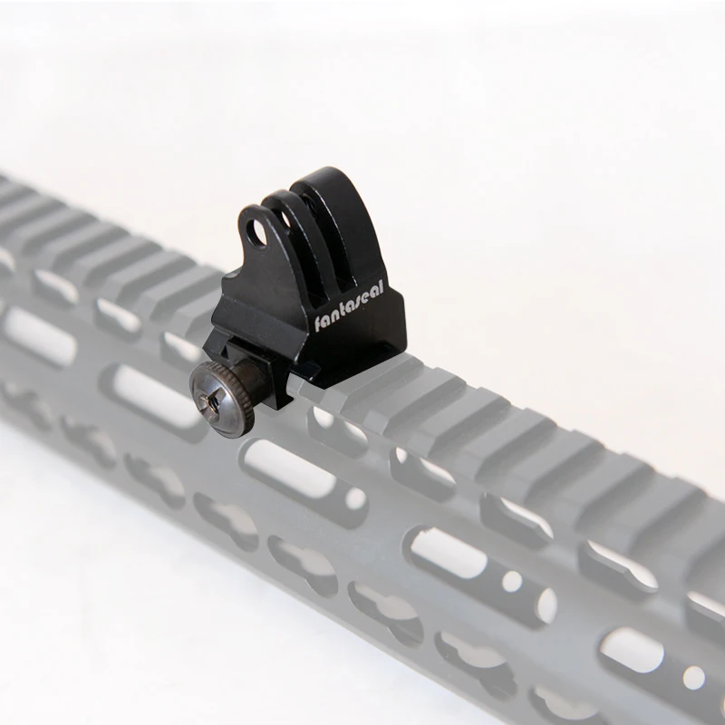 Picatinny Gun Rail Mount Airsoft ปืนอะแดปเตอร์สำหรับ GoPro SJCAM Sony Garmin กล้อง Action Eken ปืนยิงปืนไรเฟิลการล่าสัตว์เลเซอร์ mount