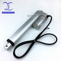 12V 24V 150mm/6inch stroke 900N /198LBS micro linear actuator electric linear actuator TV lift high speed linear actuator