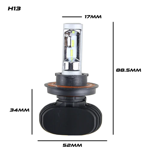 Imagen 2 del producto Kit de faros LED de alta potencia, bombillas Hi Lo Beam de 8000LM, 50 W, para Ford F150 F-150, 2004-2014, luz blanca alta y baja