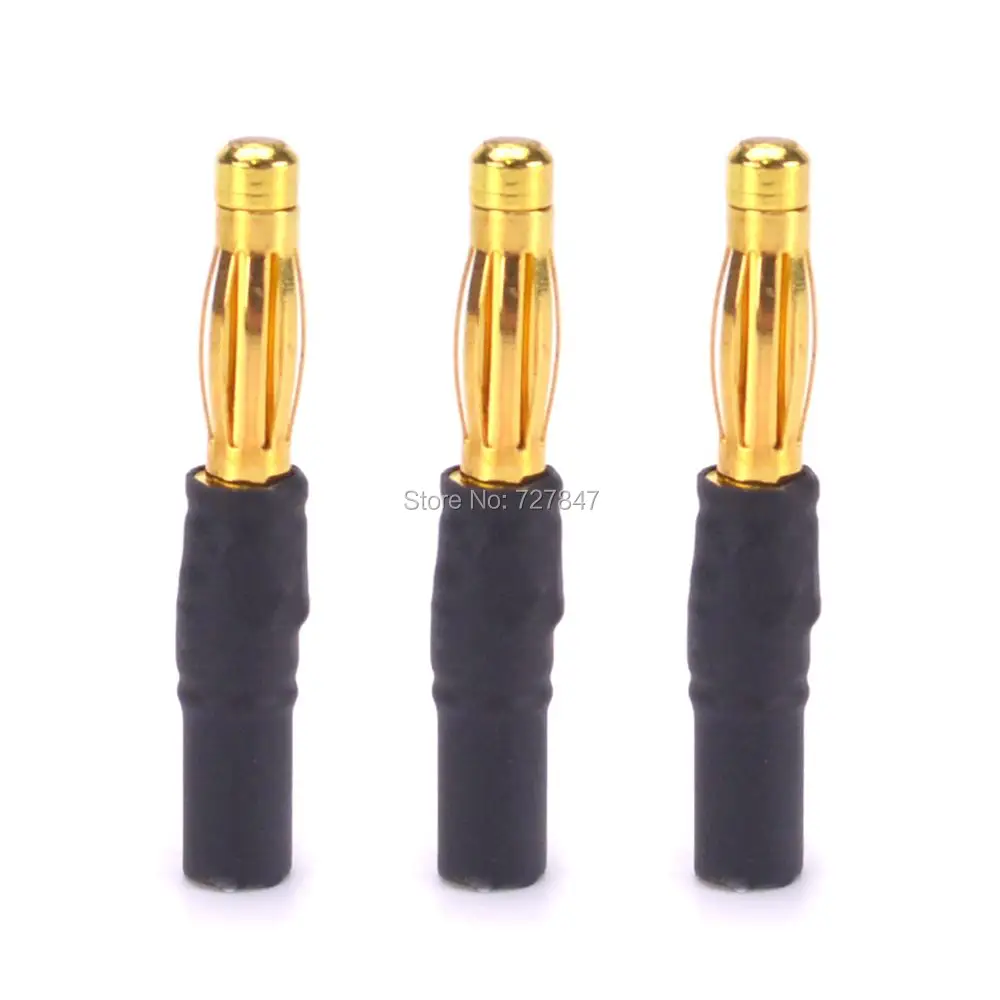 3.5mm Female to 4.0mm Male Gold Bullet banana Connector Adapter for ESC / Motor Part Good Quality