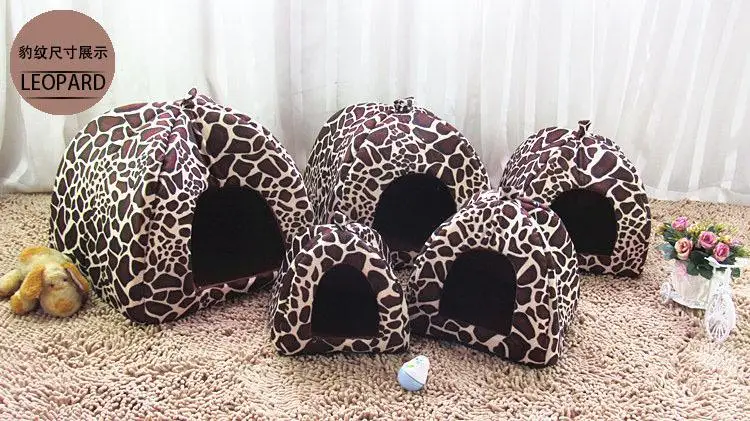 strawberry design and giraffe shape dog beds, pet bedding house, cat sleeping nest and lounge