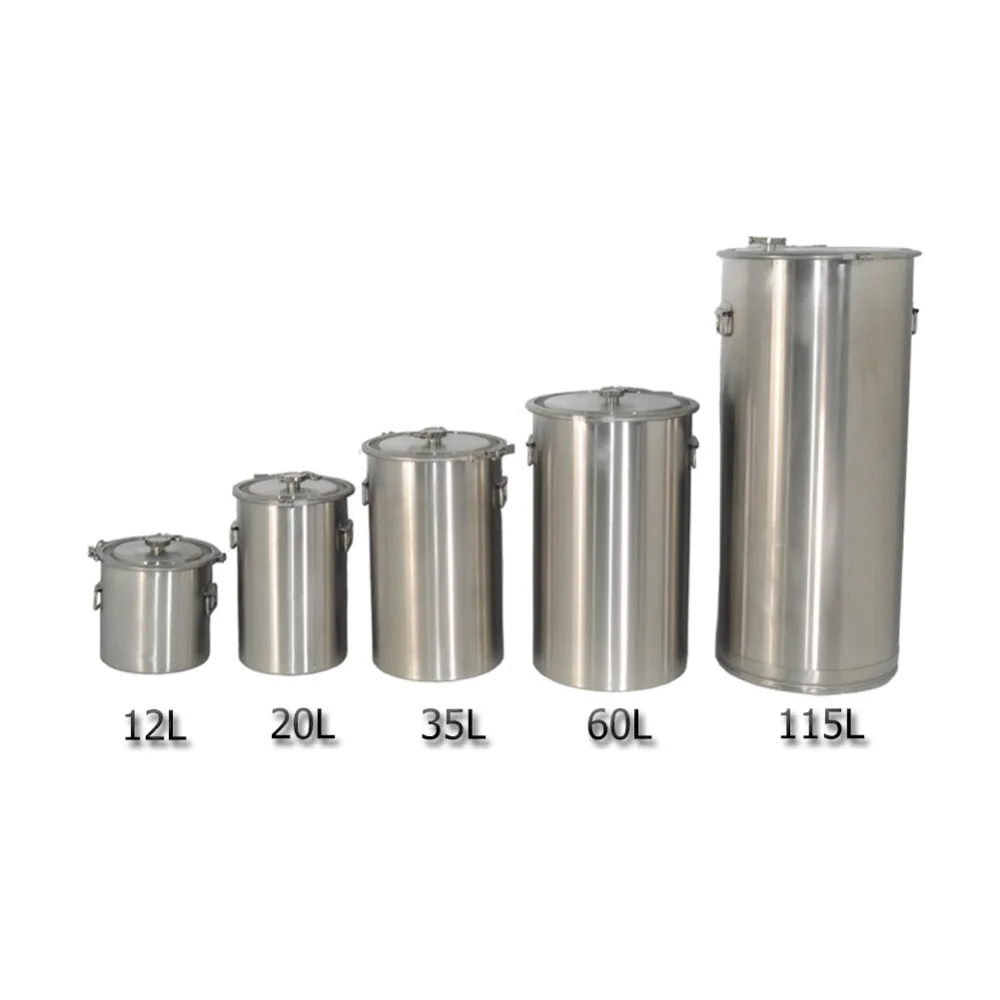 115L 304 stainless steel domestic small fermenter, wine storage tank, sealed tank, wine distillation and fermentation container