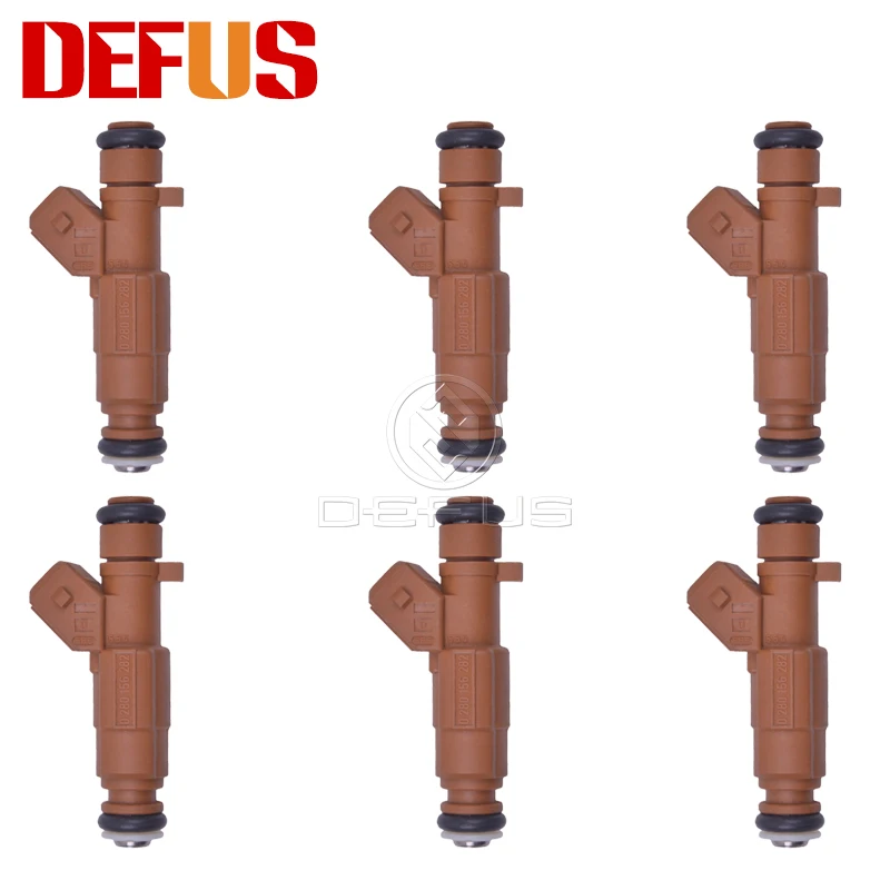 

DEFUS 6X 0280156282 Fuel Injector Bico For Chevrolet Chery Tiggo A5 Nozzle Injection High Performance Fuel 0 280 156 282 4 Holes