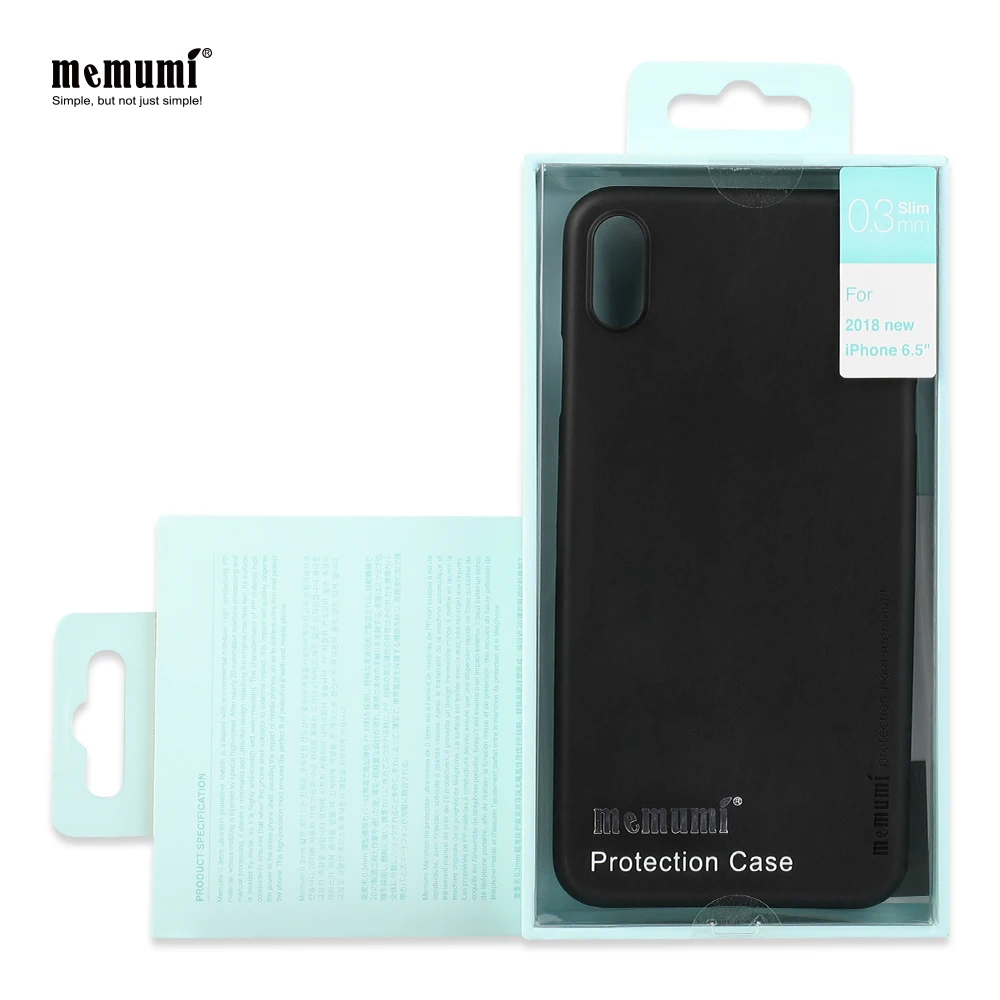 memumi Case for iPhone XS Max 6.5 2018, Ultra Thin 0.3 mm PP Matte Finish for iPhone Xs Max Slim Phone Case Anti-Fingerprints