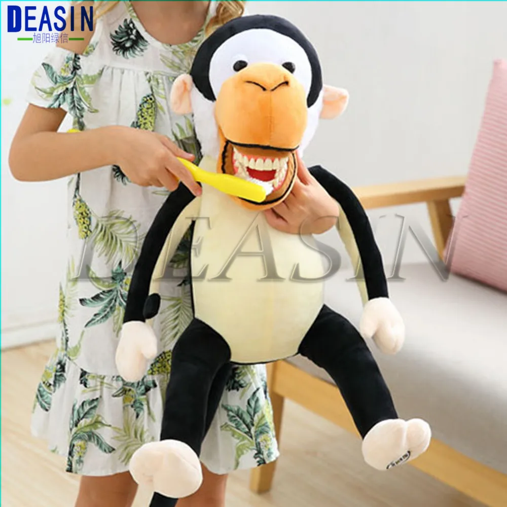 Dental Clinic Gift Monkey Early Education Brushing Teeth Doll