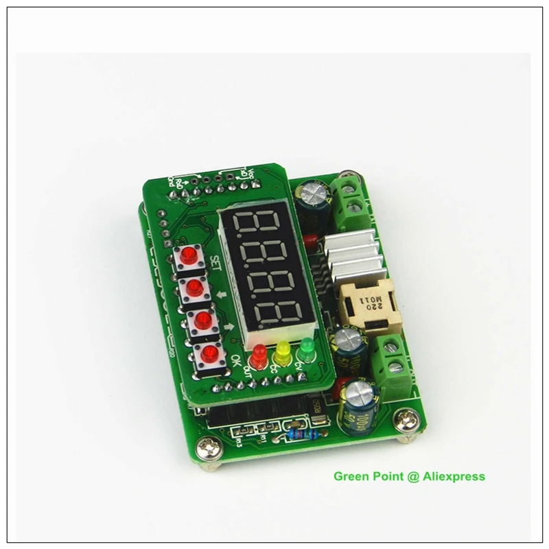 JUNTEK-fuente de alimentación DC-DC BUCK3603, Control Digital, módulo de voltaje reductor ajustable, 36V, 3A, cargador de 108W