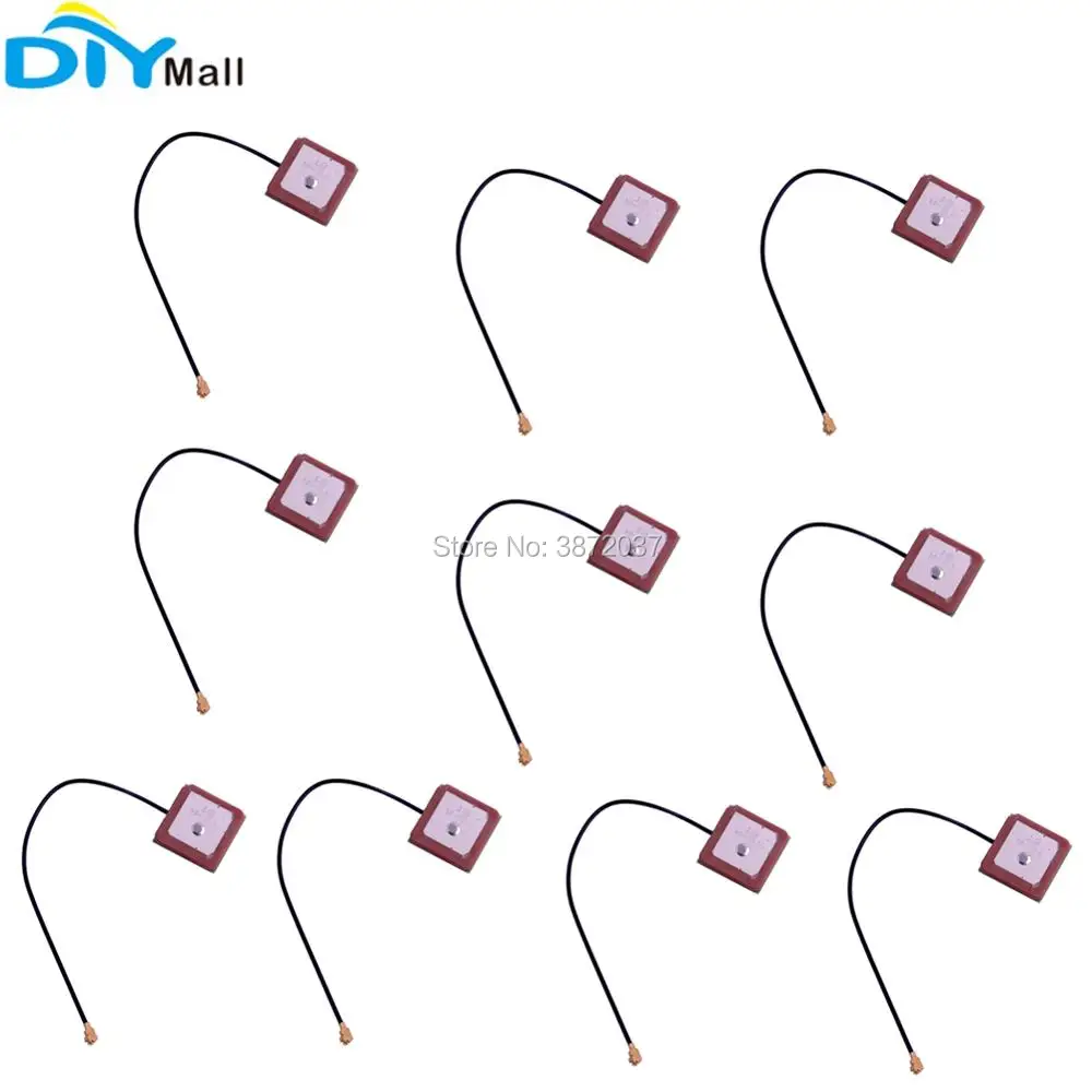 

10pcs/lot 33dBi GPS Glonass Active Antenna 18*18*5 IPEX Interface u.FL for GPS Module