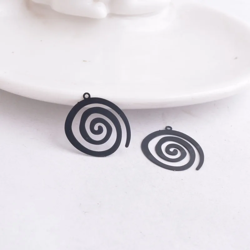 50 Stück AC9804 Großhandel 19mm*20mm Schneckenform-Anhänger Rosa Grün Rot Bemalte Tier-Anhänger – Detail 11