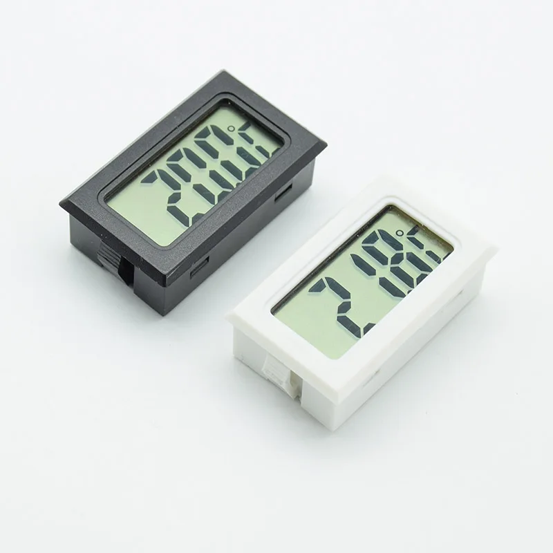 Mini LCD Digital Thermometer Hygrometer Fridge Freezer Tester Temperature Humidity Meter Detector white black