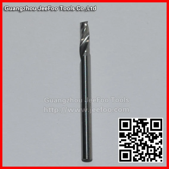 

3.175*8 Quality Single Flute Milling Cutter Soild Carbide One Spiral Flute Bits