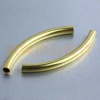 

Jewelry findings Raw Brass matel spacer tube beads Pave tube beads tube Bar 4*45*0.3mm