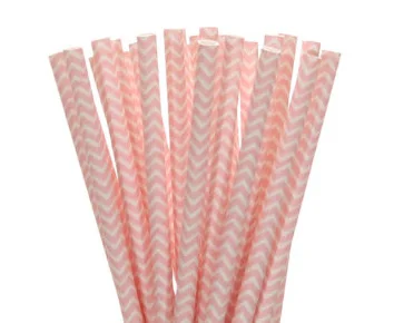 25pcs Drinking Paper Straw Stripe Dot Heart Chevron Bamboo Straws Christmas Engagement Decoration Gift Party Event Supplies