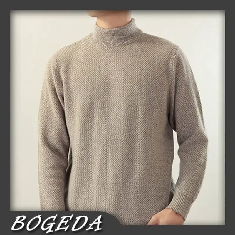 100% Cashmere Sweater Men pullover Thick Fashion style Sky Khaki Green Natural fabric High quality Stock clearance Free shipping