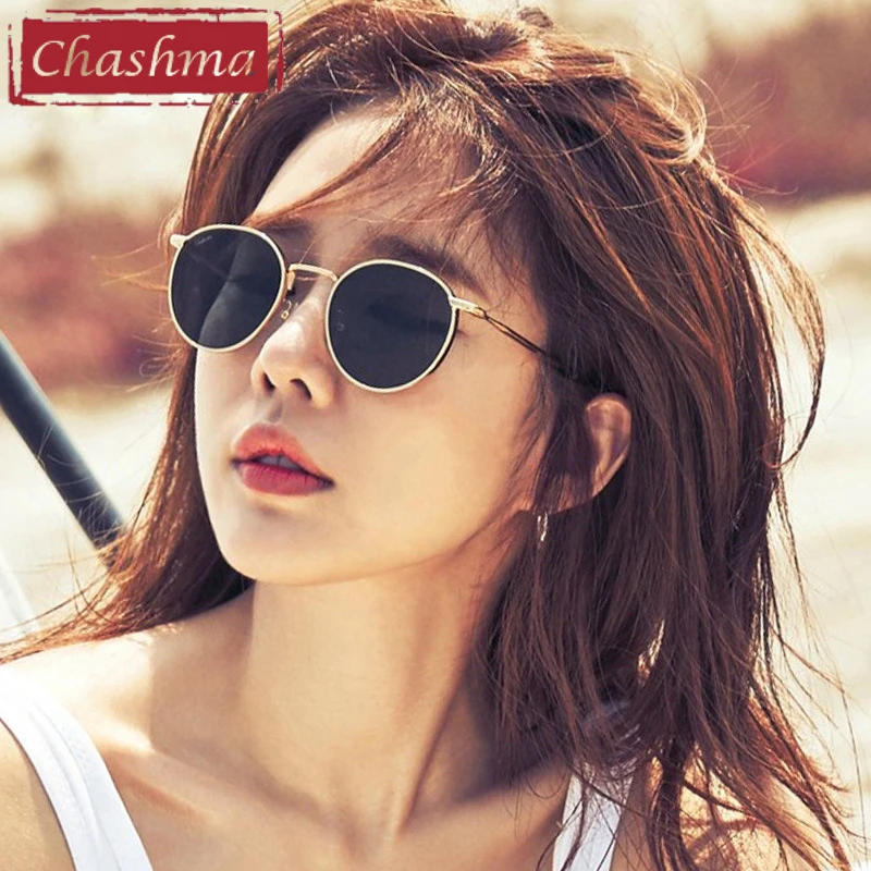 

Chashma Brand Vintage Women Myopia Sun Glasses Polarized Coating Mirror Driving Sunglasses Round Male Eyewear For Men Near Sight