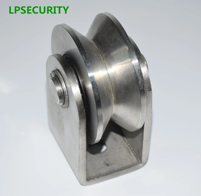 stainless steel V groove pulley slide wheel for swing/sliding gate opener with wheel diameter 48cm 2inch