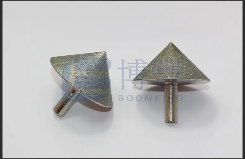 60/90 Degree Cone bit,countersink,Electroplated or Sintered,D10/20/30/40/50/60mm,Girt 180# For glass/Stone.BOOMKINT TOOLS