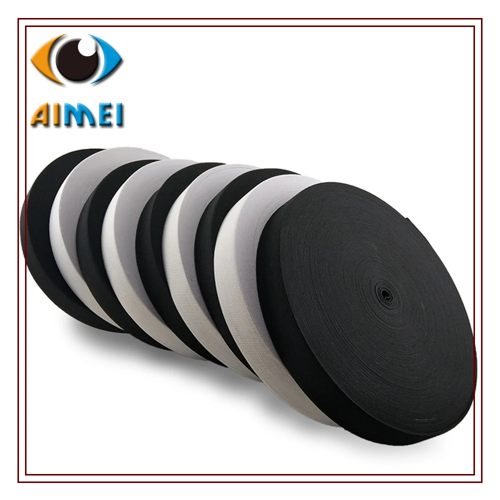 Strong Elastic Band Rubber Cord Elastic Rubber For Sewing Tie Rope Elastic Shoulder Strap Elastic Bands For Pants Black Elastic