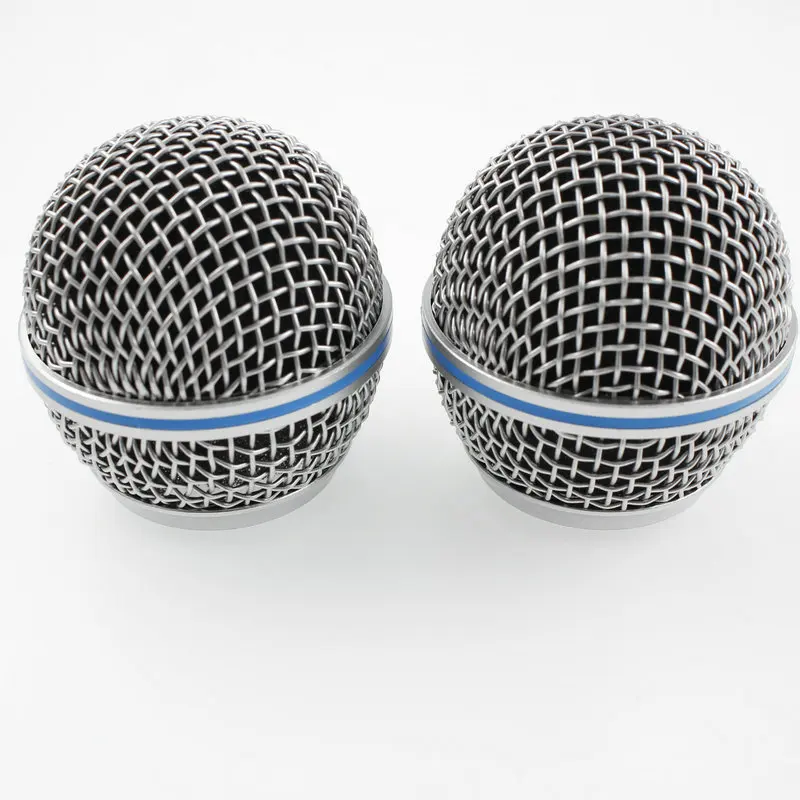 شحن مجاني!! عالية الجودة استبدال الكرة رئيس شبكة ميكروفون مصبغة لملحقات BETA58 BETA58A SM58 SM58S SM58LC