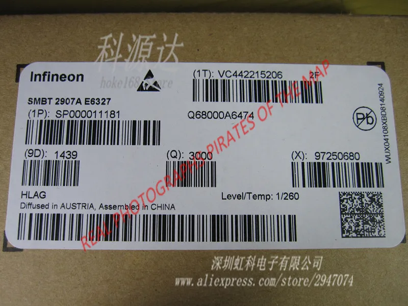 

100pcs/lot SMBT2907AE6327HTSA1 SOT-23 SMBT2907A SMBT2907AE6327 In Stock